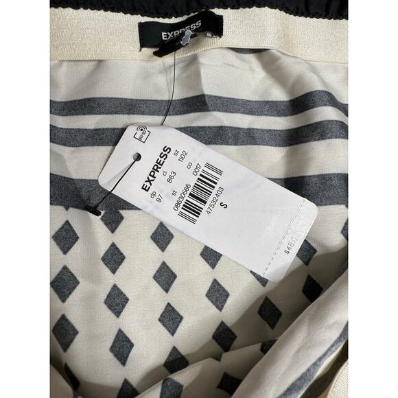 Express Printed Strapless Scarf Tube Top sz S - Picture 3 of 6